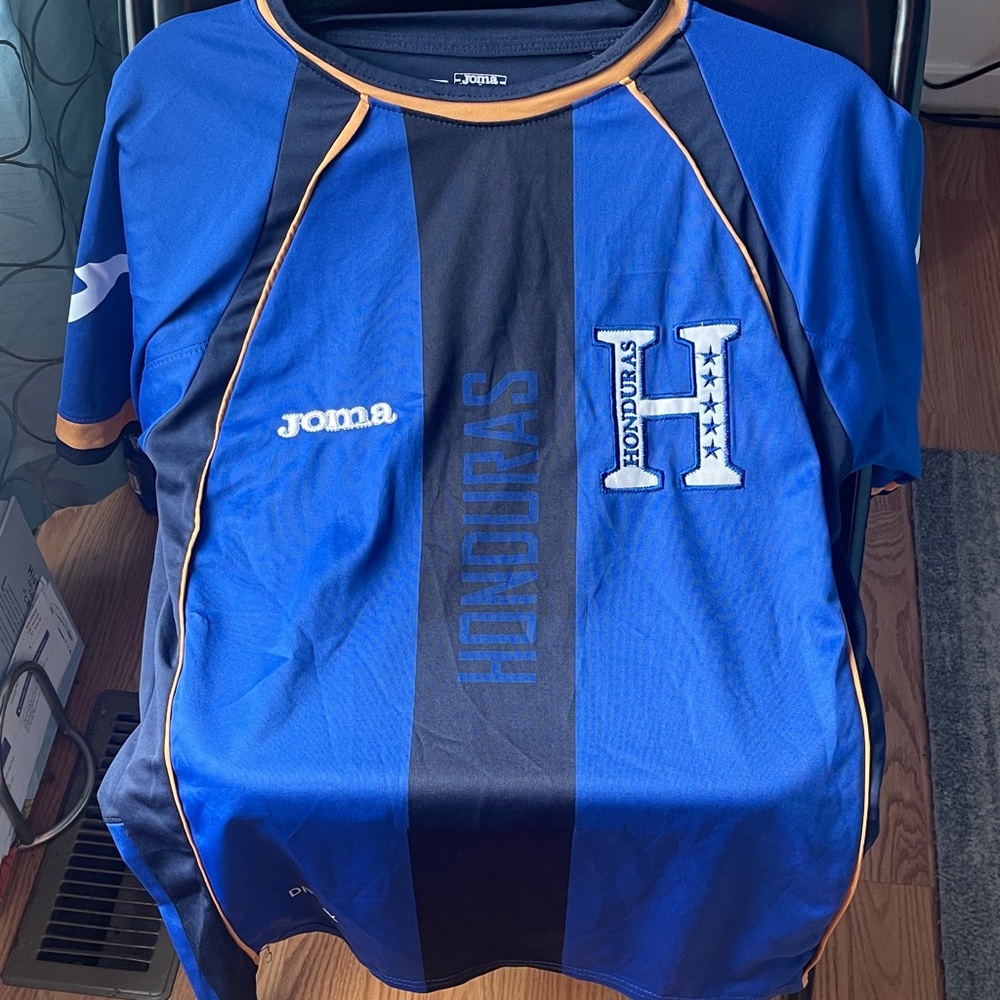 Honduras Blue and Black Soccer Jersey